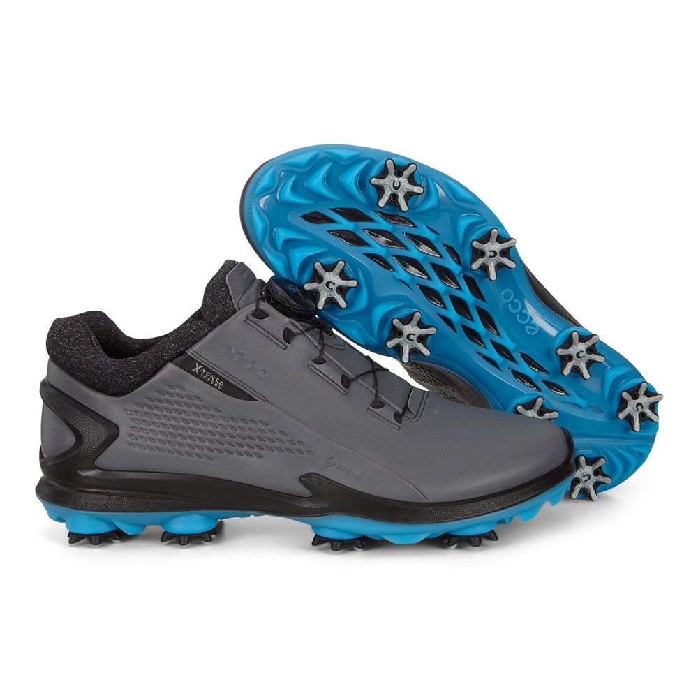 Zapatos De Golf Hombre - ECCO Biom G3 Boa Fit Cleated - Grises Oscuro - QAF185273